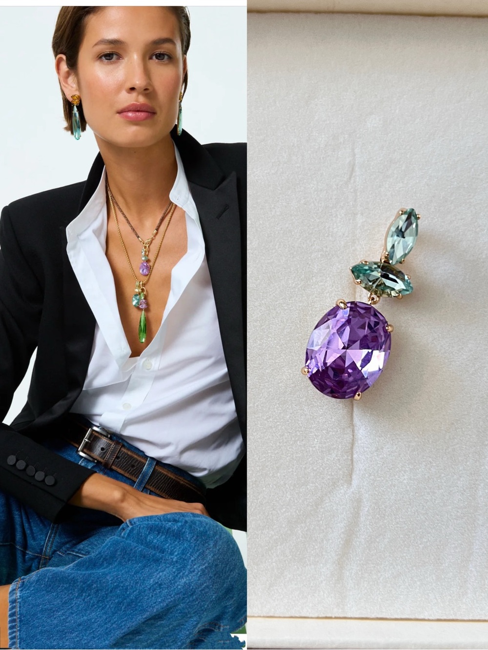 Roxanne Assoulin Le Petite Crystal Charm